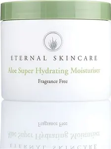 Eternal Skincare - Aloe Super Hydrating Moisturiser (225Ml) Fragrance Free - Rich In Aloe Vera. For Dry And Sensitive Skin. For Body & Face. Made In