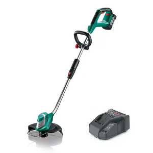 Bosch Advanced Rotak 36v-40-650 36v Cordless Lawnmower 42cm & Trimmer 2x Batts