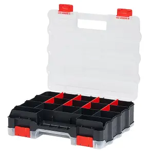 Dekton Jumbo Double Sided Compartment Toolbox Organizer