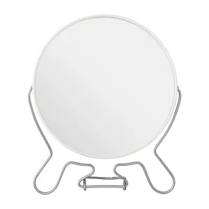 Essentials by Premier Mison White Metal Large Shaving Mirror