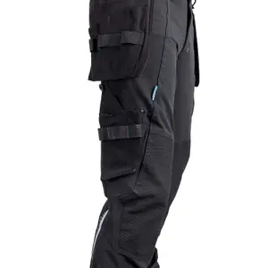 Mascot Advanced Trousers with Holster Pockets and Stretch - Black   (30.5) (Leg Length - Regular)