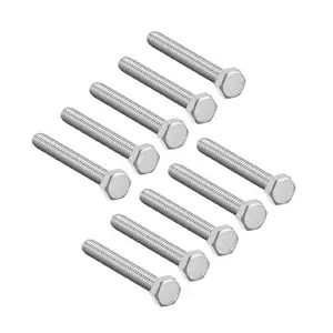 5 x Hex Head Set Screw Bolts 3/8 x 1.1/2" UNF, Fully Threaded