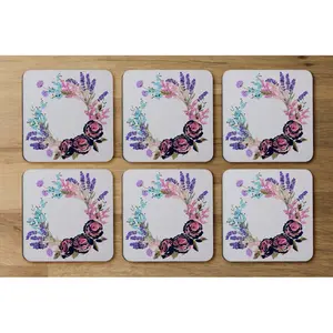 Square 6 Piece Coaster Set (Set of 6)