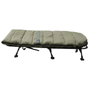 CARPZILLA Carp Fishing Camping Snooze 4 Season Fleece Lined Sleeping Bag Green