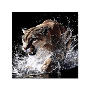 Puma's Determined Splash Premium Glass Kitchen Splashback W900mm x H650mm