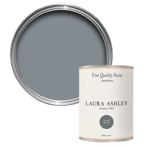 Laura Ashley Dark Slate Eggshell Emulsion paint, 750ml