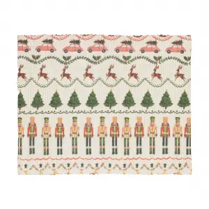 Evans Lichfield Christmas Celebration Festive Set of 4 Placemats Multicolour