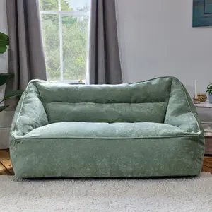 icon Cecilia Bean Bag Sofa Sage Green Giant Chenille Bean Bag Chair