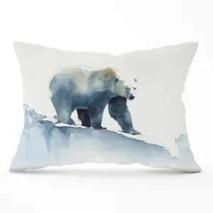 Polar Bear Watercolour Cushions 33cm x 48cm