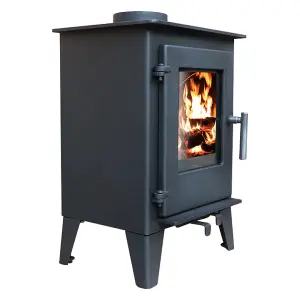 SunDaze 5KW Multifuel Stove Log Burner Heating Fireplace Defra Approved Eco Design