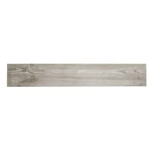 Colours Cotage wood Grey Matt Wood effect Porcelain Wall & floor Tile Sample