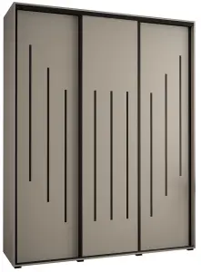 Elegant Dakota VIII Sliding Door Wardrobe 1900mm - Spacious Storage with Hanging Rails and Shelves H2350mm D600mm