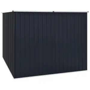 Berkfield Garden Shed Anthracite 195x198x159 cm Galvanised Steel