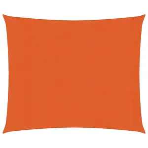 Berkfield Sunshade Sail 160 g/m2 Orange 2.5x3 m HDPE