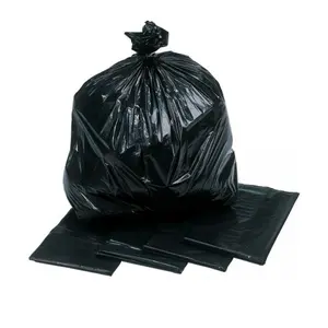 600 x Strong 140 Gauge Black 18x29x33" Rubbish Waste Refuse Sacks