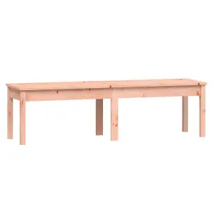 Berkfield 2-Seater Garden Bench 159.5x44x45 cm Solid Wood Douglas