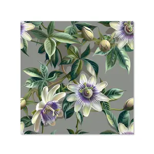 Passion Flowers Kitchen Splashback