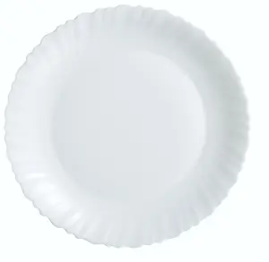 URBNLIVING 30cm Diameter White Round Plate