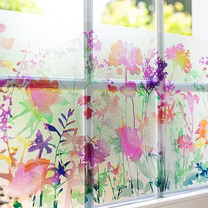 d-c-fix Miraflores Premium Static Cling Window Film for Privacy and Décor 1.5m(L) 45cm(W)