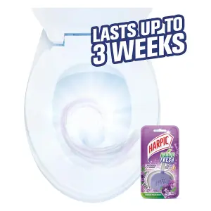 Harpic Hygienic Toilet Rim Block Twin pack Lavender 2 x 40g (Pack of 12)