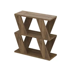 Adriana Side Table Modern Compact Design for Living Room & Bedroom Brown