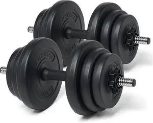 20Kg 30Kg Adjustable Dumbbells Set - Free Weights Dumbbell Handle Bars Pair - Excellent For Weight Lifting Body Building Home Gym Training Equipment