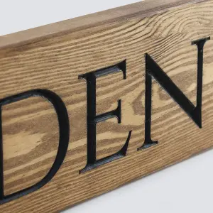 Peak Heritage Engraved Wooden Sign 60cm - Garden Bar