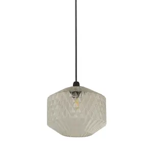 Lighting Collection Levin Glass Pendant