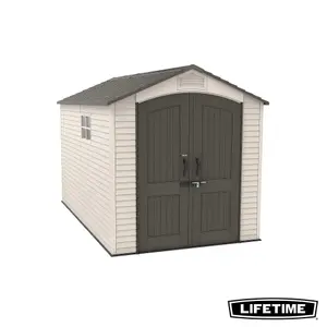 Lifetime 7 Ft. x 12 Ft. Outdoor Storage Shed with Assembly