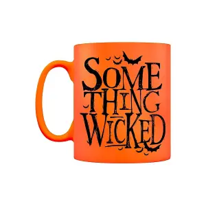 Grindstore Something Wicked Halloween Mug Neon Orange/Black (One Size)