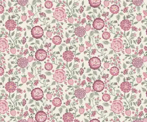 Cath Kidston Strawberry Gardens Glass Splashback - Pink (900x750mm)