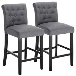 Harmoni 70cm Stool (Set of 2) Dark Grey