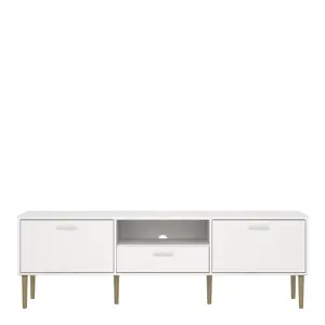 Media TV-Unit with 2 Doors + 1 Drawer