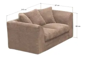 Logan 2 Seater Sofa Jumbo Cord Fabric