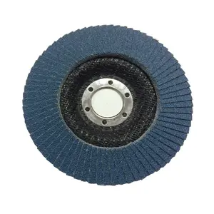 HomeSmart 10 Packs 115mm Flap Disc 80 Grit Zirconium Oxide for Angle Grinder to Sanding Grinding