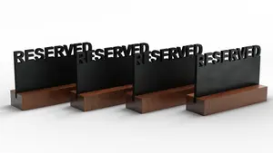 ALLboards Table top chalkboards RESERVED, Shape reserved- set of 4