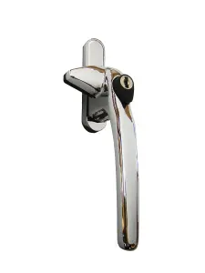 Schlosser Technik Apto Cockspur Window Handle Kit - Right Handed Polished Chrome