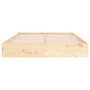 Berkfield Bed Frame Solid Wood 180x200 cm Super King Size