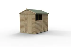 4LIFE Apex Shed 6x8 - Single Door - 2 Window