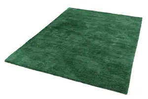 Green Plain Modern Easy to clean Rug for Dining Room Bed Room and Living Room-160cm X 230cm