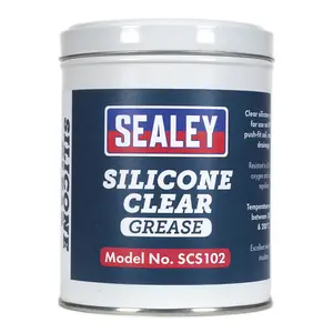 Sealey Silicone Clear Grease 500g Tin SCS102