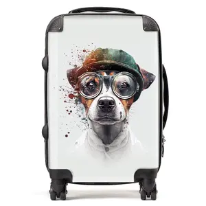 Jack Russell Terrier Dog Splashart Suitcase - Cabin