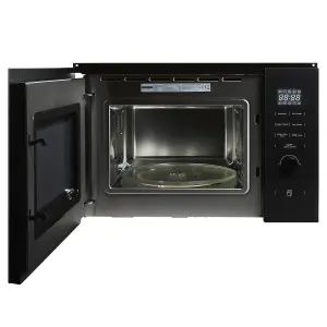 Cookology 900W Built-in Microwave with Grill 25L Integrated Design - TCM25BGL Black