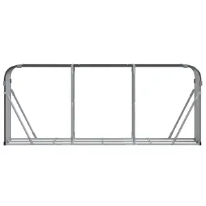 Log Holder Anthracite 234x45x100 cm Galvanised Steel