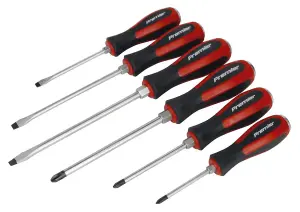 Sealey Screwdriver Set 6pc Hammer-Thru AK4932