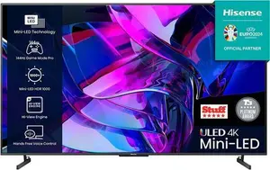 HISENSE 100U7KQTUK 100" Smart 4K Ultra HD HDR Mini-LED TV With Amazon Alexa