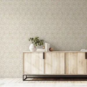 Japandi Wood Natural Wallpaper