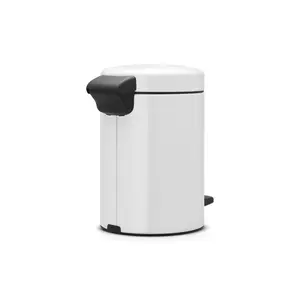 Brabantia NewIcon 3 Litre Soft Closing Pedal Bin White