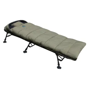 CARPZILLA Carp Fishing Camping Snooze 4 Season Fleece Lined Sleeping Bag Green