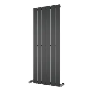 Ximax Vertirad HW1200445A Anthracite Gas Vertical Designer panel 1997BTU Radiator, (W)445mm x (H)1200mm